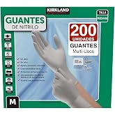 Kirkland Signature Nitrile Gloves, Box of 200, Medium for Health Care, Food Service, Home other uses.
