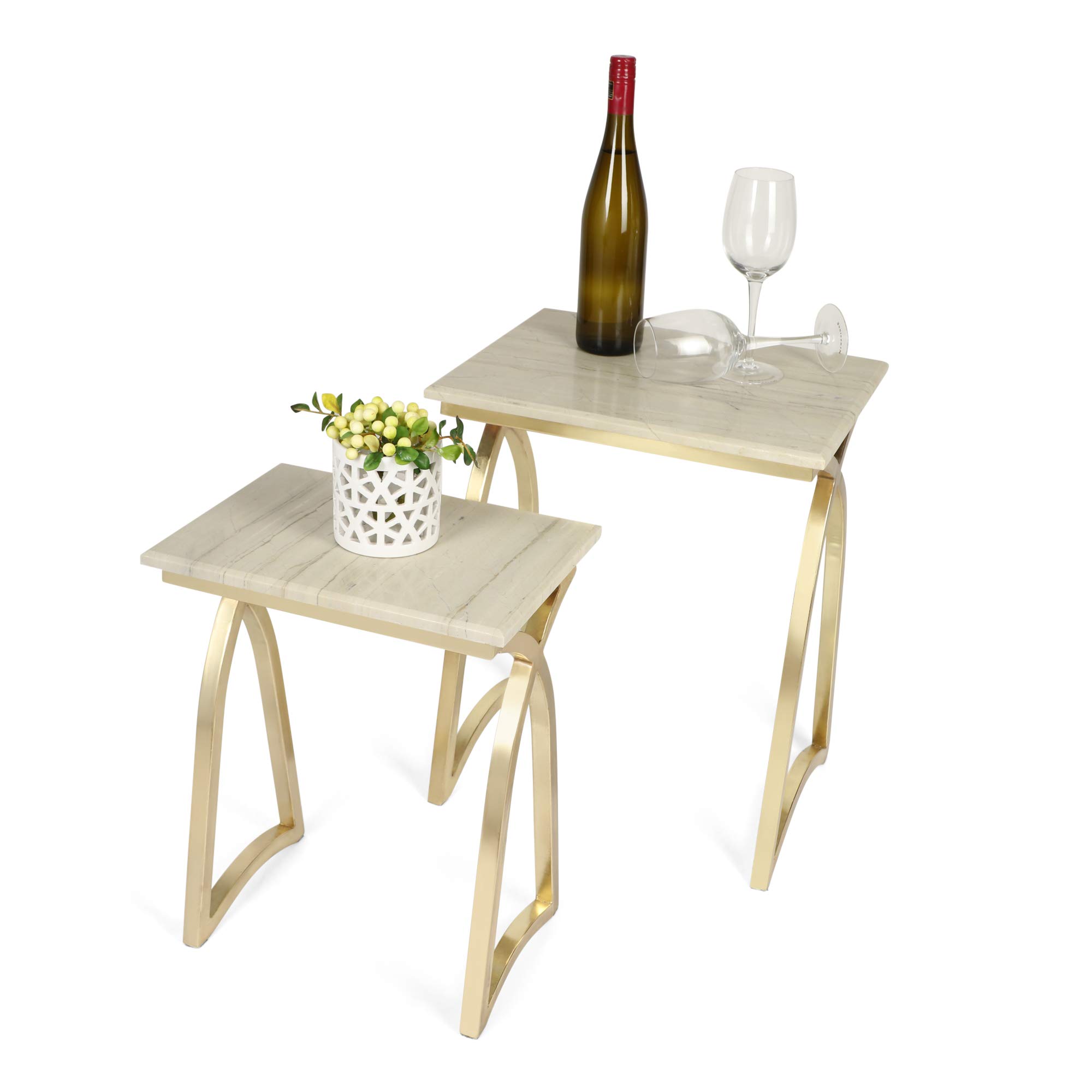 Penguin Home Marble Top Nesting Coffee T Buy Online In Cambodia At Desertcart