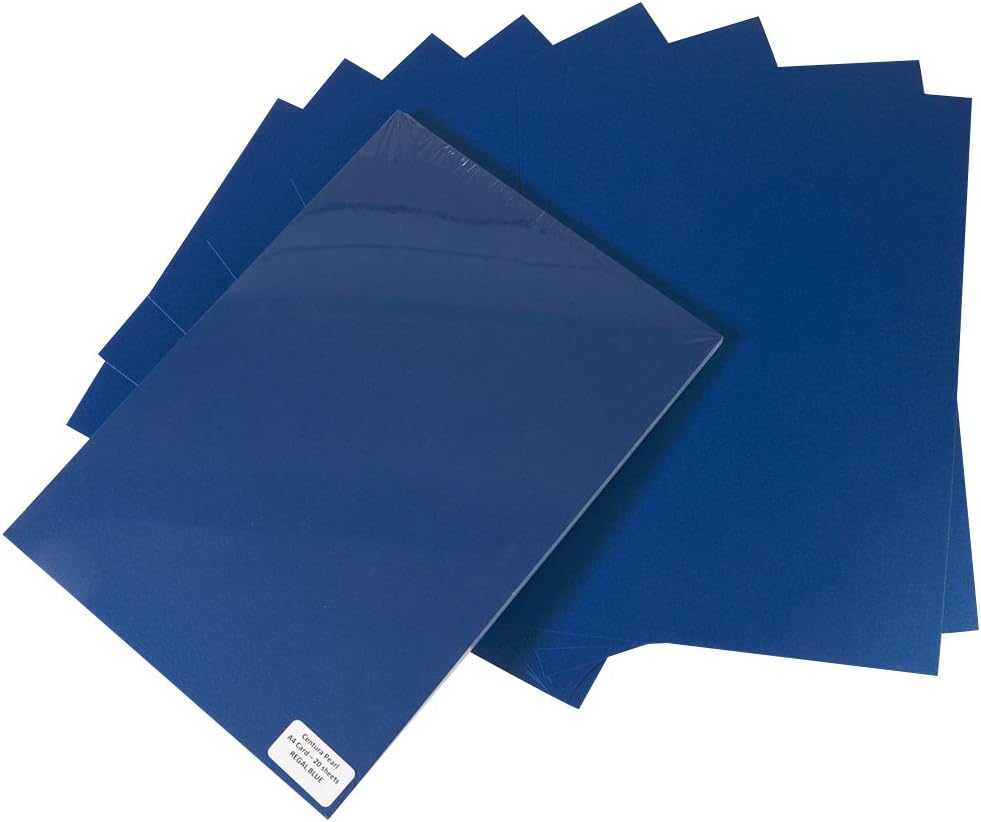 Centura Pearl A4 Card - Regal Blue