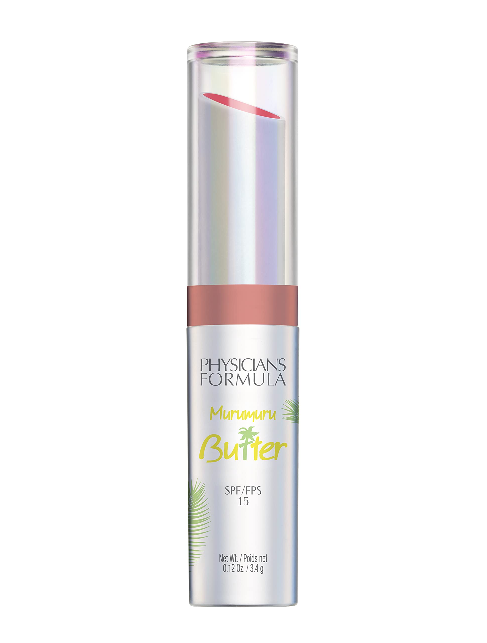 Physicians Formula - Murumuru Butter Lip Cream - Creamy Lipstick with Moisturizing Tucuma, Cupuaçu and Murumuru Butter Blend, Essential Fatty Acids and Protective SPF 15 - Samba Red