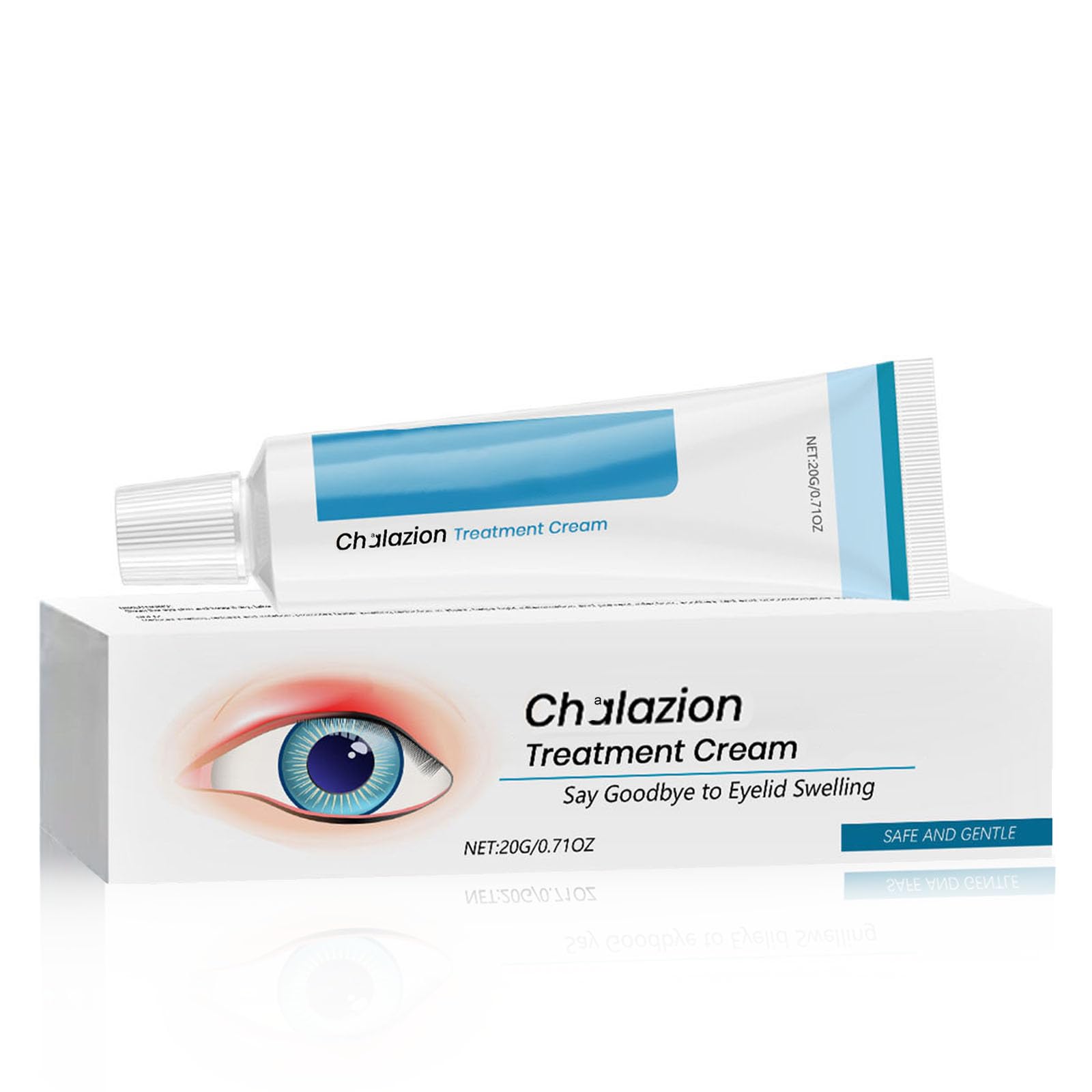 Chalazion & Blepharitis Treatment Eye Cream - Soothing Relief for Swollen Eyelids, Redness & Irritation - Chalazion Treatment for Stye, Puffiness & Dryness - Gentle Eyelid Cream for Daily Eye Care
