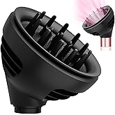 PUREGUST Wave Curl Diffuser Attachment for Dyson Airwrap HS01 HS05 HS08 | Two Airflow Dome Diffuse Modes, Hair Diffuser to Dry Hair Quickly and Enhance Curl