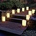 LumaBase Plastic Luminaria Lanterns, White - Set of 10
