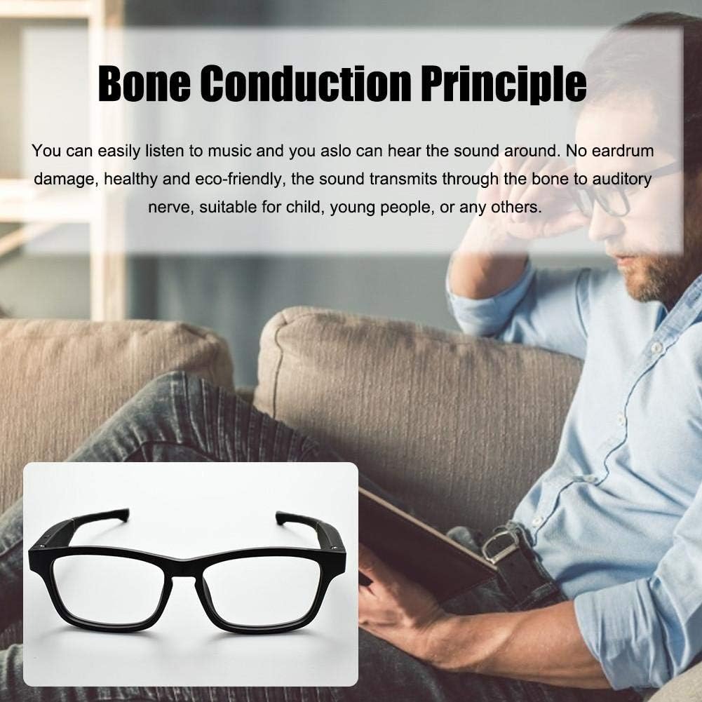 pliab Bluetooth Smart Glasses Open Directional Audio Glasses Smart Wireless Bluetooth Headset Glasses Car Sports Anti-Blu-ray Bluetooth Glasses Compatible with Various Smart Bluetooth Tremendous
