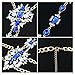 DOTASI Body Dress Necklace Retro Chain Colorful Crystal Women Body Chain Jewelry Necklace