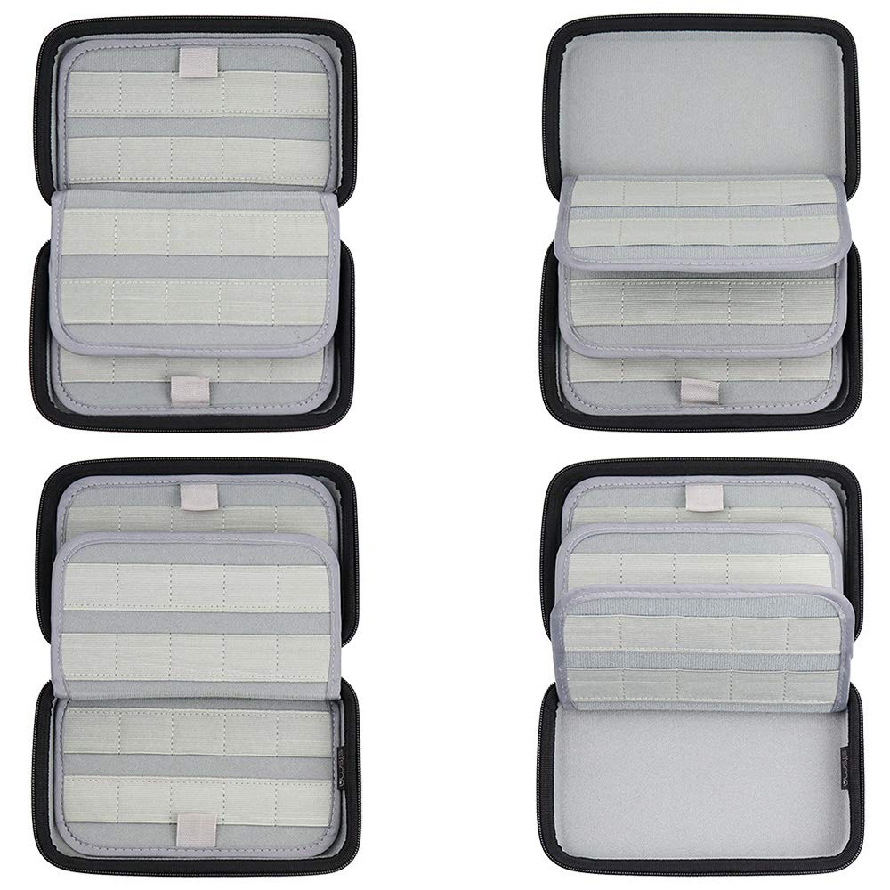 Sisma 80 Game Cartridge Holders Storage Case for Organizing Nintendo Switch Sony Ps Vita Games and SD Memory Cards - Brown SVG190401GC: Video Games