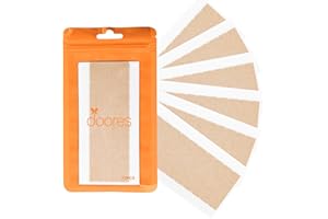 DOORES Hair Extension Tape Tabs, 72pcs Double Sided Replacement Tape Adhesive Invisible No Residue Transparent Tapes for Hair Extensions, 72 Tabs (4 x 0.8 cm/1.57 x 0.31 inch)