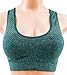 Barbra's 6 Pack Seamless Plus Size Wirefree Mesh Strap Racerback Bras with Removable Pads (L-2XL)