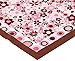Babyville Boutique 35023 PUL Fabric, Mod Girl Flowers & Dots, 21 x 24-Inch (3-Count)