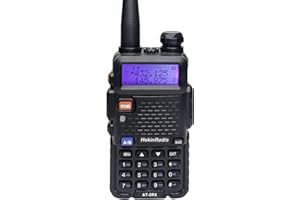 Ham Radio Long Range Handheld 2 Way radios 144-148Mhz,430-450Mhz Walkie Talkies with 1800mAh Battery and Earpiece