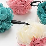 Omenluck Bath Shower Sponge Ball Back Scrubber Loofah Rope Handle Bathing view 2