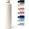 KIVY Stainless Steel Insulated Water Bottle 32oz [LEAK PROOF] - Insulated Stainless Steel Water Bottle - Stainless Steel Drinking Water Bottle - Thermo Flask Drinking Bottle - BPA Free Water Bottle