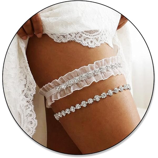 diamond garter belt BE140 6 Piece Diamond Mesh Garter Belt with Matching Thong