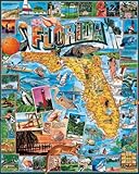 White Mountain Puzzles Florida - 1000 Piece Jigsaw