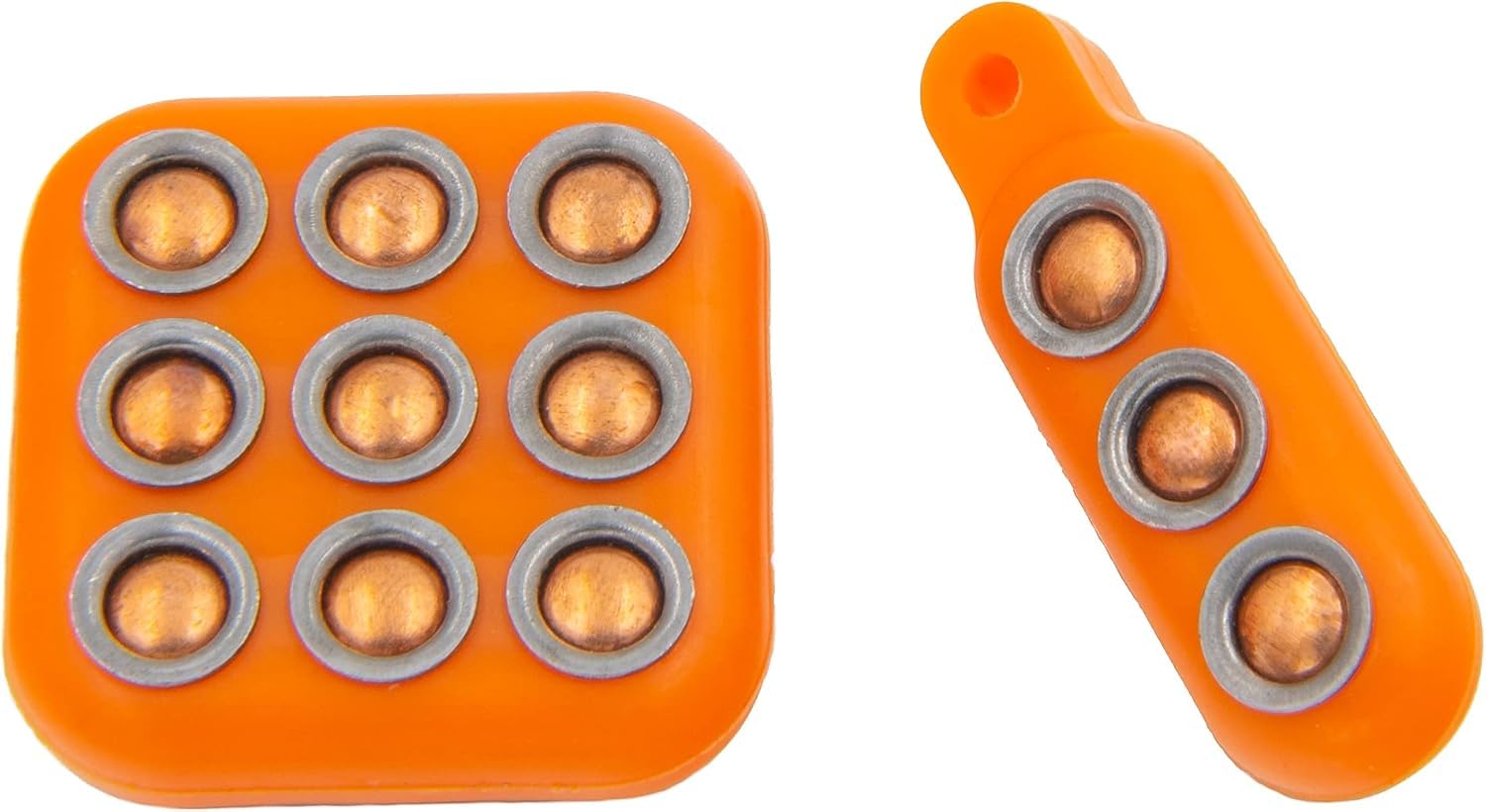 Muzzle-Loaders™ 209 Primer Caddy - Orange Silicone Holder for Secure, Quick Reloads (MZ1603)