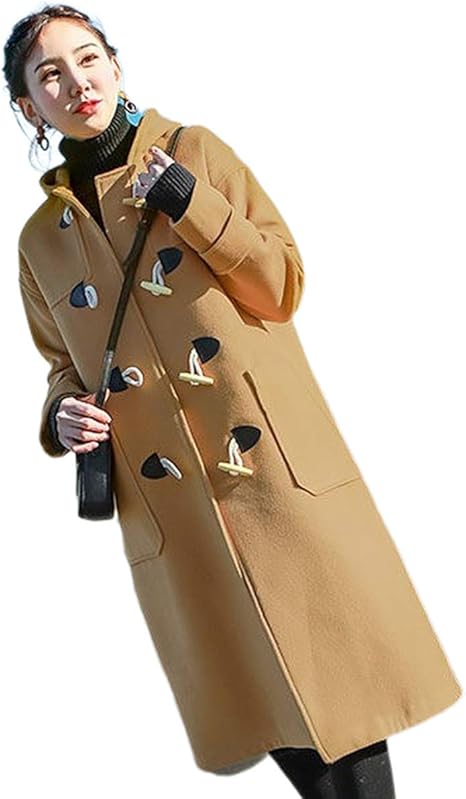 Amazon コート レディース 冬 ダッフルコート ロング 大きいサイズ 3l 長袖 フード付き 薄手 厚手 コート アウター ロングコート 通勤服 デート 韓国 学生 小さいサイズ 白 黒 コート ジャケット 通販