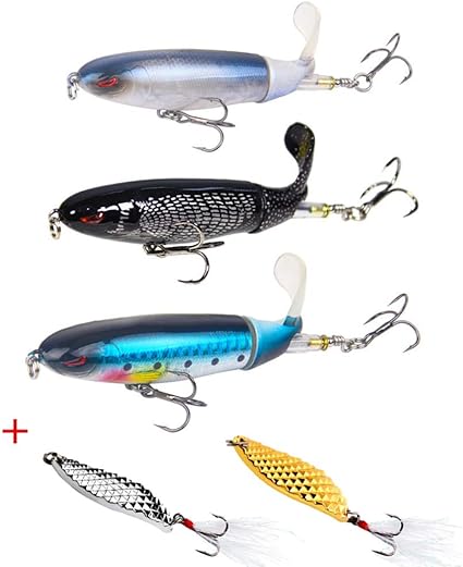 floating rotating tail lures