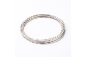 1Set 20 Circles Stainless Steel Memory Wire, 1mm Bangle Bracelet Memory Beading Wire, Jewelry Making Accessories for Art Crea