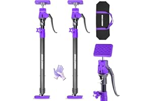 MAKA ZARION Quality Steel Cabinet Jacks for Installing Cabinets, 3rd Hand Support System 200LB, Adjustable Support Pole Jack 23.6-45.3 in, Perfect for Cabinet Lift Installation Tools, Quick Support Rod, 2-Pack