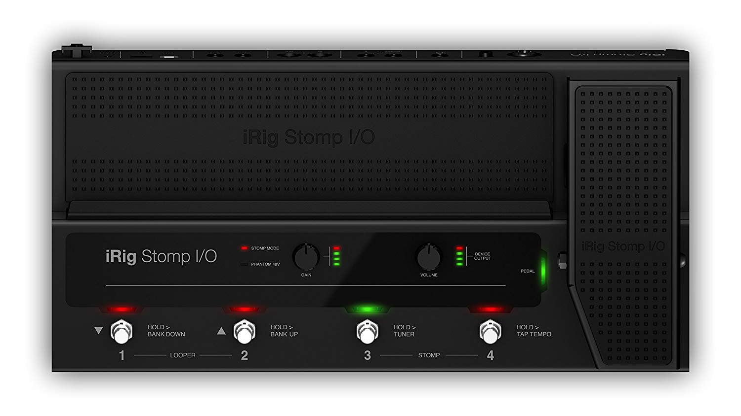 IK Multimedia iRig Stomp I/O | Rugged pedalboard controller