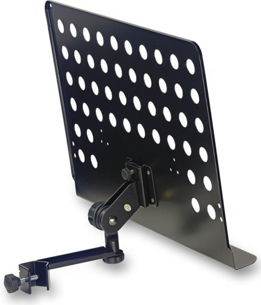 Stagg 25014513 Large Music Stand Plate with Arm, MUS-ARM 2, Black