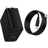 Type C Wall Charger, 65W Super Fast Charging Block Fodable with USB C Cable | Wall Charger Plug Cube Brick 6ft Charging Cord for iPhone 18 Pro Max Samsung Galaxy S26 Ultra S26 S25 FE Pixel 11 10a 10 Pro