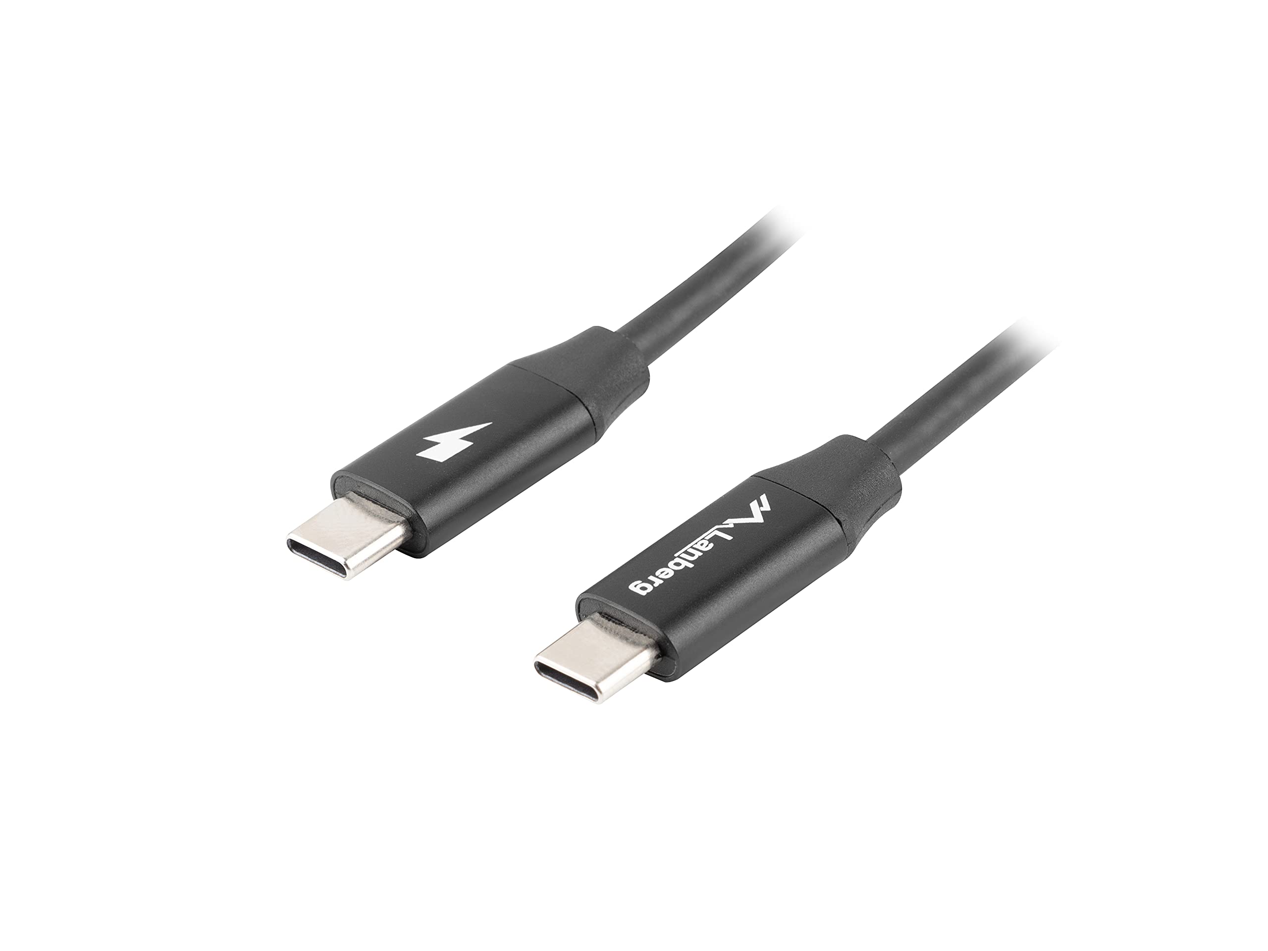 Lanberg CA-CMCM-40CU-0018-BK 1.8m USB 2.0 USB C Cable Black