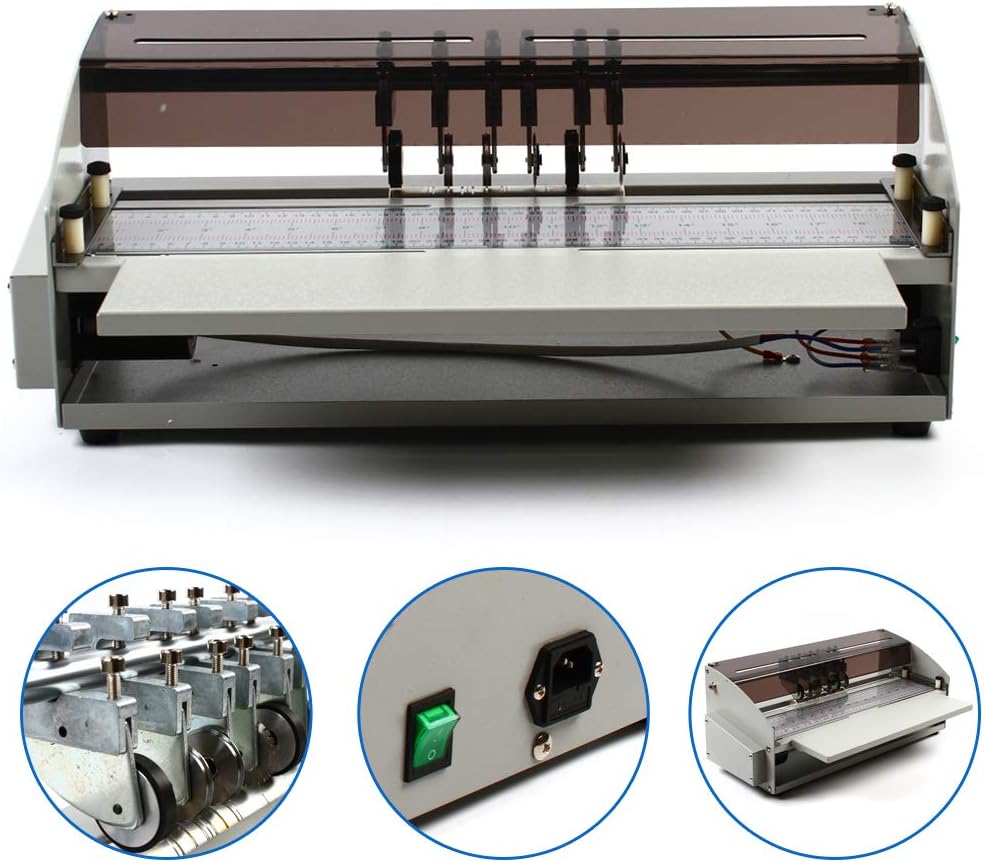 YUNRUS Electric Perforator Paper Creasing Machine Scoring Creaser 110V 18" 460mm US Shipment