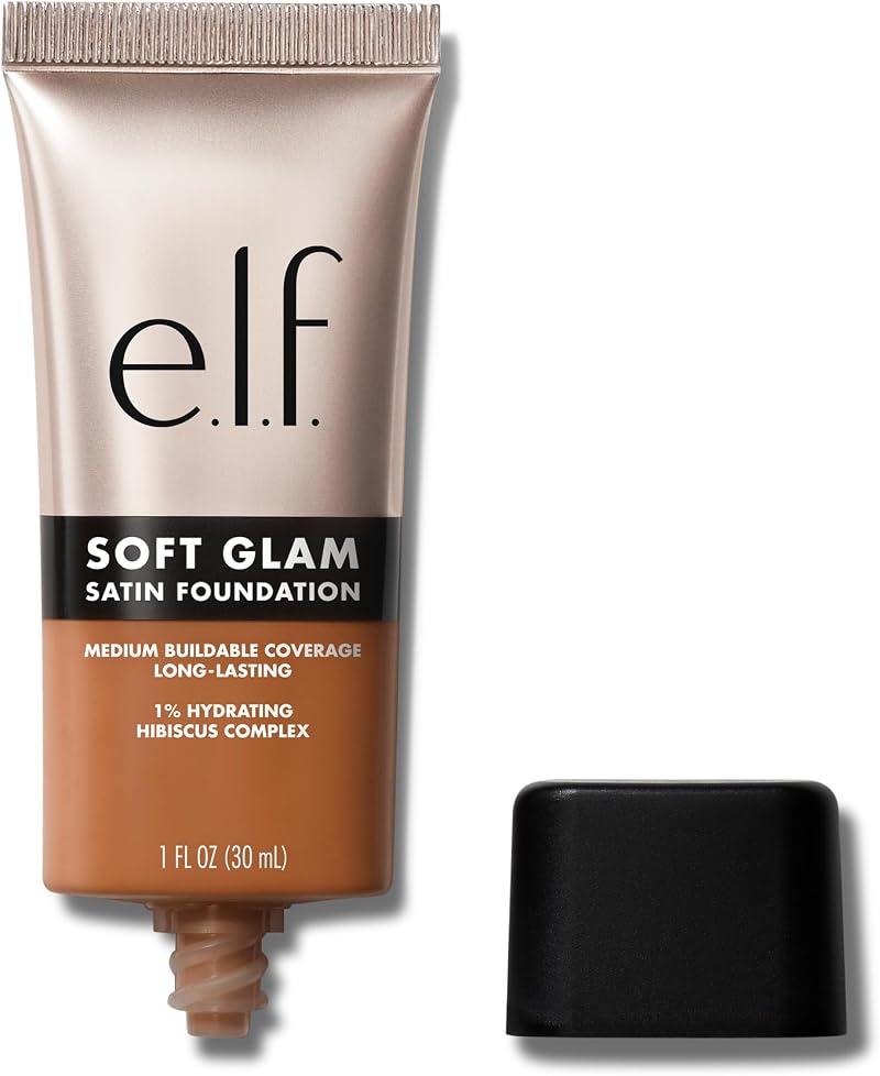 e.l.f. Soft Glam Foundation Medium Coverage 51 Deep Cool Vegan Cruelty-Free