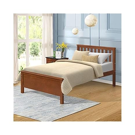 Amazon Com Yxhui Wood Platform Bed With Headboard Footboard Wood