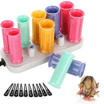 Semme Electric Heated Rollers Electric Curling Roll Hair Tube