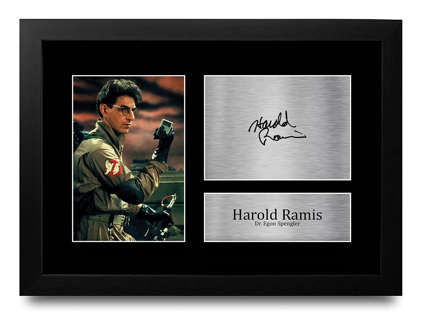 HWC Trading FR A4 Harold Ramis Ghostbusters Gifts Printed Signed Autograph Picture for Movie Memorabilia Fans - A4 Framed