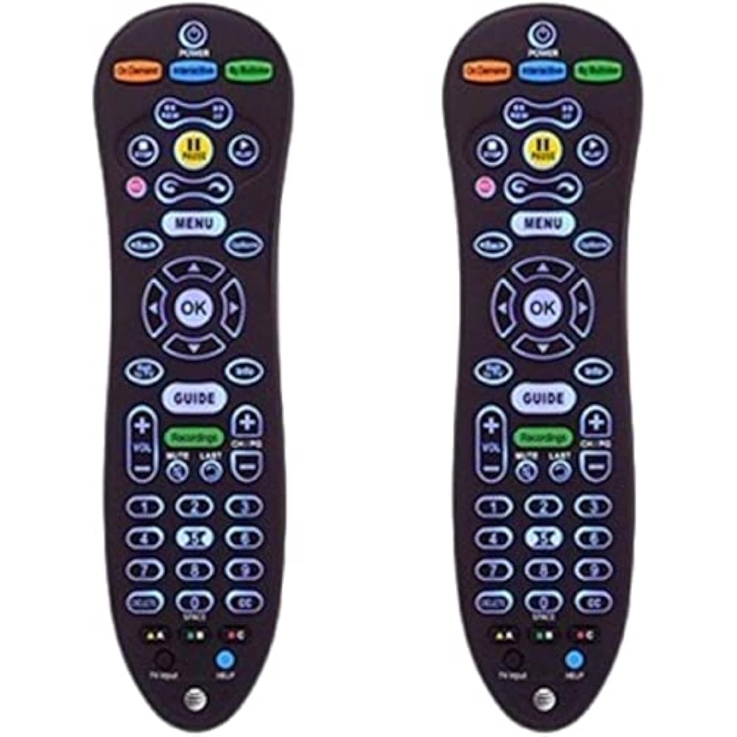 Photo 1 of (2-Pack) Replacement for AT&T S30 Remote Control Compatible with U-Verse Uverse Receiver