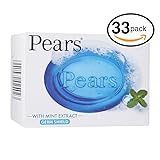 (PACK OF 33 BARS) Pears Transparent Soap SPEARMINT
