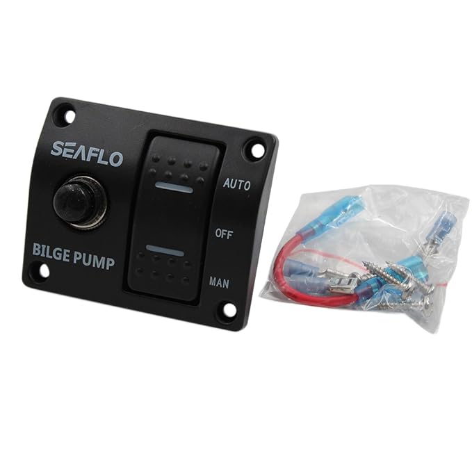 Shiwaki Automatisch, Aus, Manuell 3 Wege Bilgenpumpe Schalttafel Kippschalter Panel