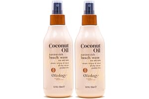 Oliology Coconut Oil Beach Wave Sea Salt Mist Spray, 8.5 Oz. (2 Pack)