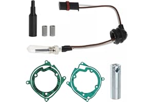 GATYAGFF Diesel Heater Glow Plug Repair Kit, 12V Diesel Parking Heaters with Removal Fitting Tool for Eberspaecher Airtronic D2 2kw D4 4kw Ceramic Glow Plug Air Repair Parts 252069011300 252069100102