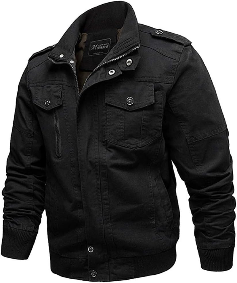 Spring Air Pilot Military Cargo Tactical Bomber Jacket Flight Cotton Coat Jacket