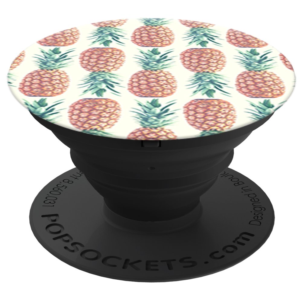 PopSockets Soporte telescópico para Smartphones y tabletas Estilo Pineapple Pattern