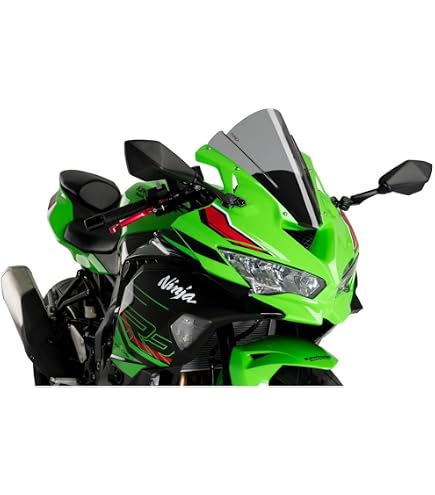 Amazon.com: Puig Z-Racing Screen Kawasaki ZX-4R Ninja/ZX-4RR Ninja
