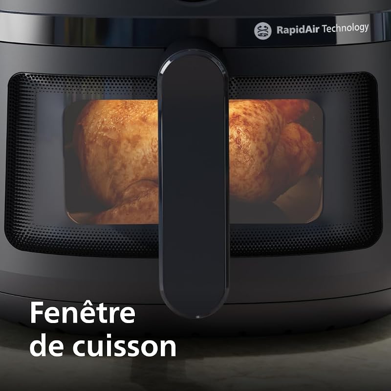Airfryer 2000 - Air Fryer 6.2L, 13 modes, écran tactile, Noir