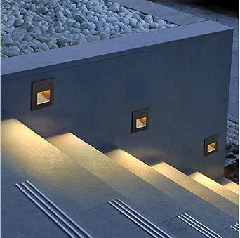 5W Led Cubierta Paso Lámpara De Esquina Sensor Al Aire Libre Paso