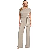 GUESS Womens Eco Short Sleeve Rumi Jumpsuit