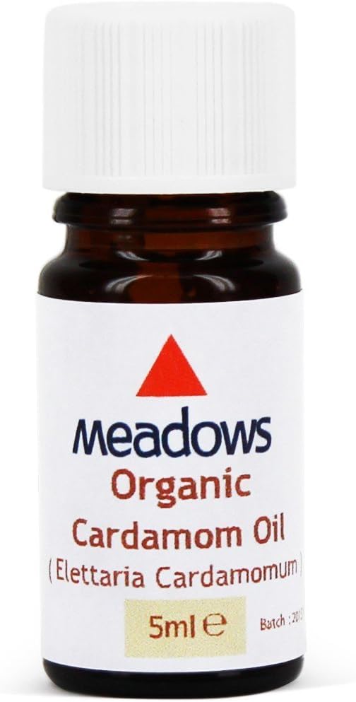 Organic Cardamom Essential Oil (Meadows Aroma) 5ml