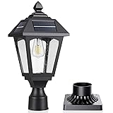 Benany Solar Post Lights Outdoor, Aluminium Solar