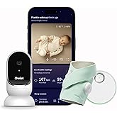 Owlet® Dream Duo Smart Baby Monitor: FDA-Cleared Dream Sock® plus Owlet Cam 2- Tracks & Notifies for Pulse Rate & Oxygen whil