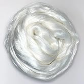 Revolution Fibers Grade A Mulberry Silk Fiber | 100% Natural, Luxurious Sheen | Ready to Spin,Dye, Blend or Felt