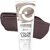 COLORLOMO Semi Permanent Hair Color - 6 oz Color Depositing Conditioner with Shea Butter & Almond Oil- Color Conditioner Depositing Hair Mask - Vegan, Paraben, Ammonia & Sulfate Free -Light Ash Brown
