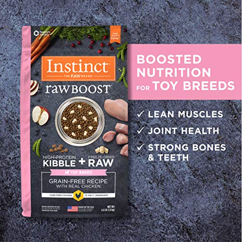 nature's variety instinct raw boost grain free recipe with real chicken natural dry dog food