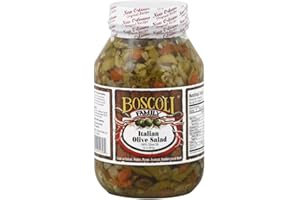BOSCOLI FAMILY Boscoli Olive Salad, 32 oz (2 Pack) - New Orleans Original Recipe
